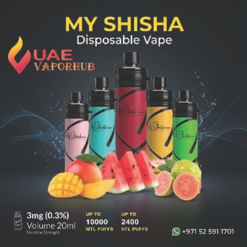 Buy My Shisha XL 16500 Puffs DTL Disposable Vape at UAE Vapor Hub