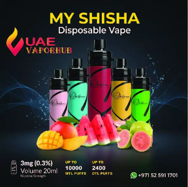 My Shisha 16500 Puffs Disposable Vape Buy My Shisha XL 16500 Puffs DTL Disposable Vape at UAE Vapor Hub