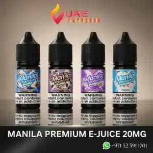 Shop Manila Premium Salt Nic 30ml 20mg Vape Juice at UAE Vapor Hub