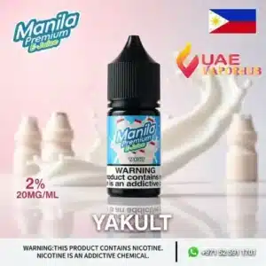 Manila Premium Salt Nic 30ml 20mg YAKULT Flavor Vape Juice in UAE