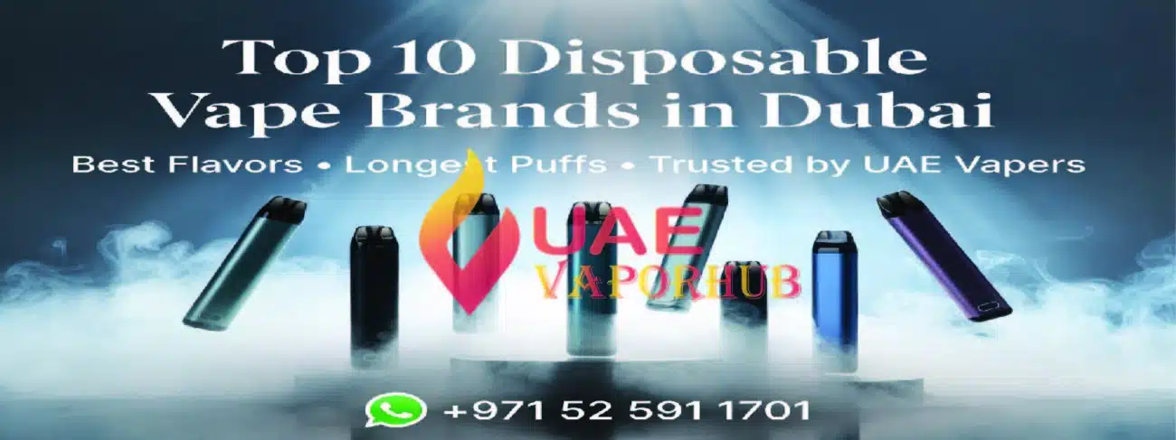 Discover the top 10 Best Disposable Vape Brands in Dubai at UAE Vapor Hub AE