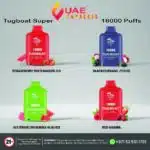Buy Tugboat Super 16000 Puffs Disposable Vape at UAE Vapor Hub