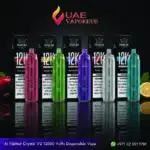 Al-Fakher Crown Bar Crystal V2 12000 Puffs at UAE Vapor Hub