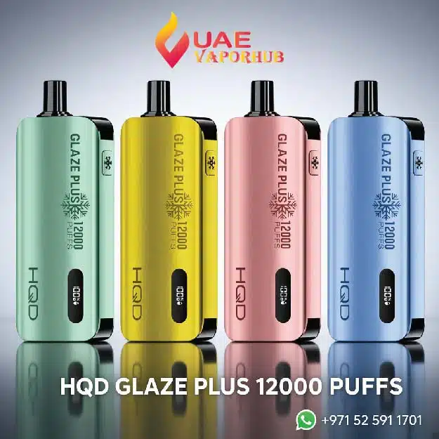 Order Online The HQD Glaze Plus 12000 Puffs 50mg Disposable vape in UAE HQD Glaze Plus 12000 Puffs 50mg Disposable vape at UAE Vapor Hub.