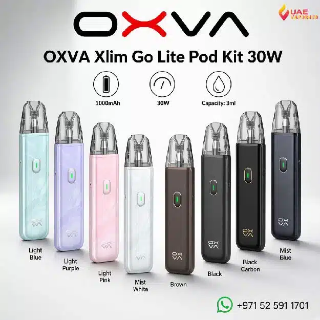 Order OXVA Xlim Go Lite Pod System in UAE at UAE Vapor Hub. Buy Oxva Xlim Go Lite Vape kit in UAE