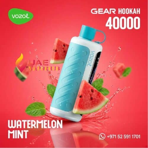 Selection of VOZOL Gear Hookah 40000 flavor options available in UAE