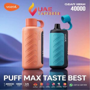 VOZOL Gear Hookah 40000 Puffs disposable vape device with smart screen display Device