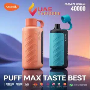 VOZOL Gear Hookah 40000 Puffs disposable vape device with smart screen display Device