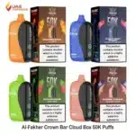 Al-Fakher Crown Bar Cloud Box 50000 Puffs Disposable Vape