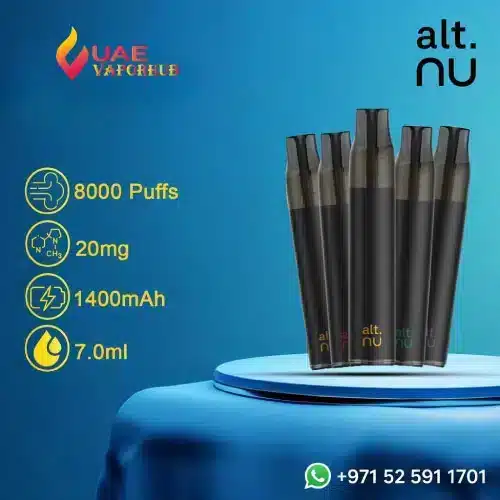 Buy Alt Nu 8000 Puffs 20mg Disposable Vape in UAE Alt Nu 8000 Puffs 20mg Disposable Vape